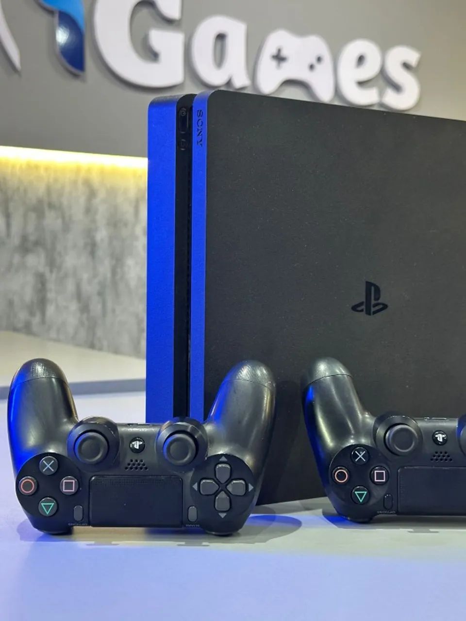 Ps4 Slim 500gb 2 Controles + Jogo | Loja Física iGames - Garantia + Suporte
