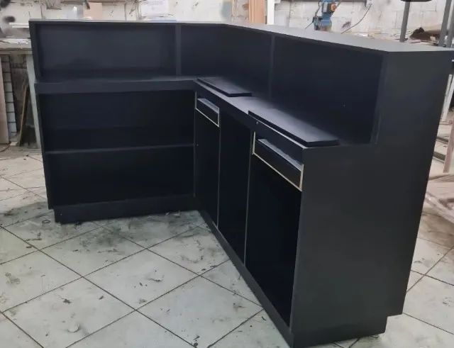 Balcão MDF preto  - Foto 2