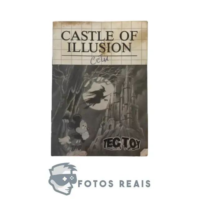 CASTLE OF ILLUSION ESTRELANDO MICKEY MOUSE SEMINOVO - MASTER SYSTEM - Foto 4
