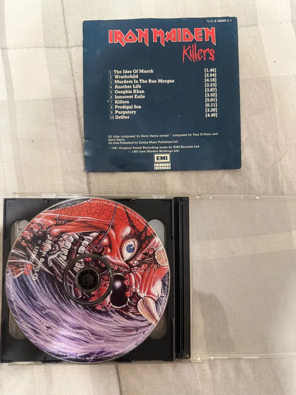 Cd iron maiden importado killers duplo raridade - Foto 2