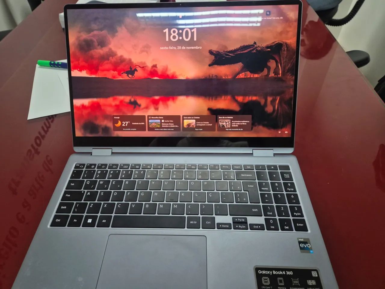 Galaxy Book4 360, Intel Core 7, 1TB SSD, 16GB RAM