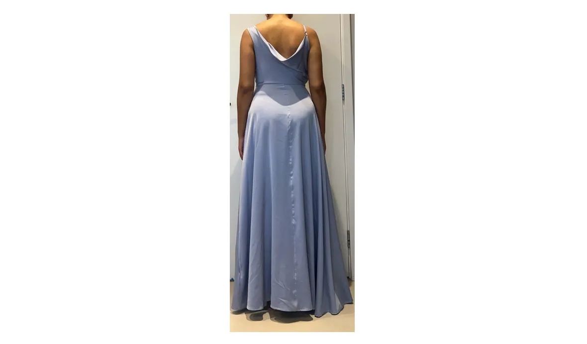 Vestido Longo Azul Claro - Foto 2