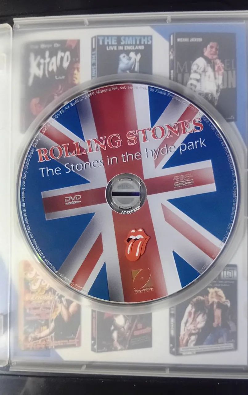 DVD Rolling Stones - The Stones in the Hyde Park - Show Histórico