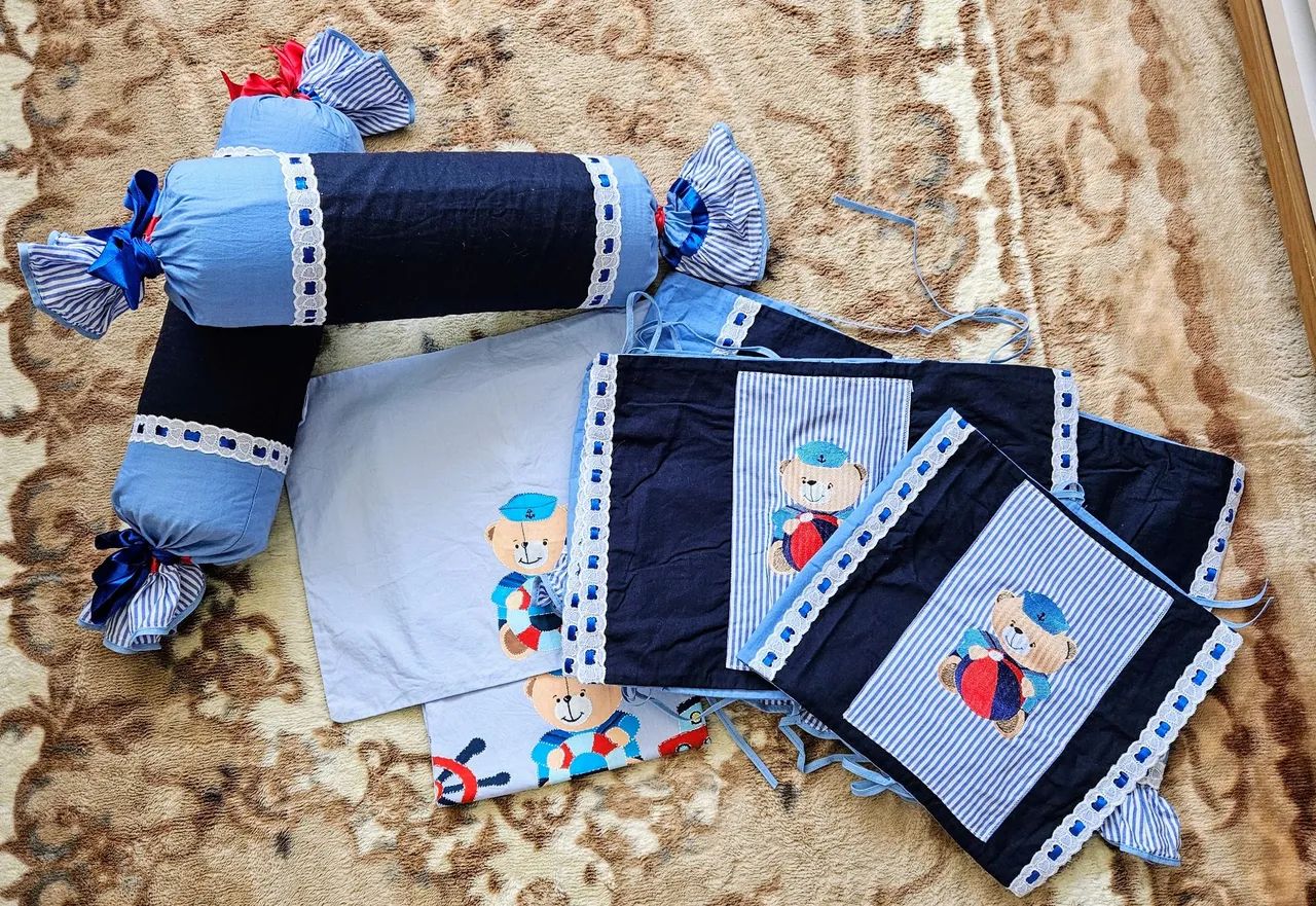 Kit Berço Marinheiro - Conforto e Encanto para o Bebê - Foto 2