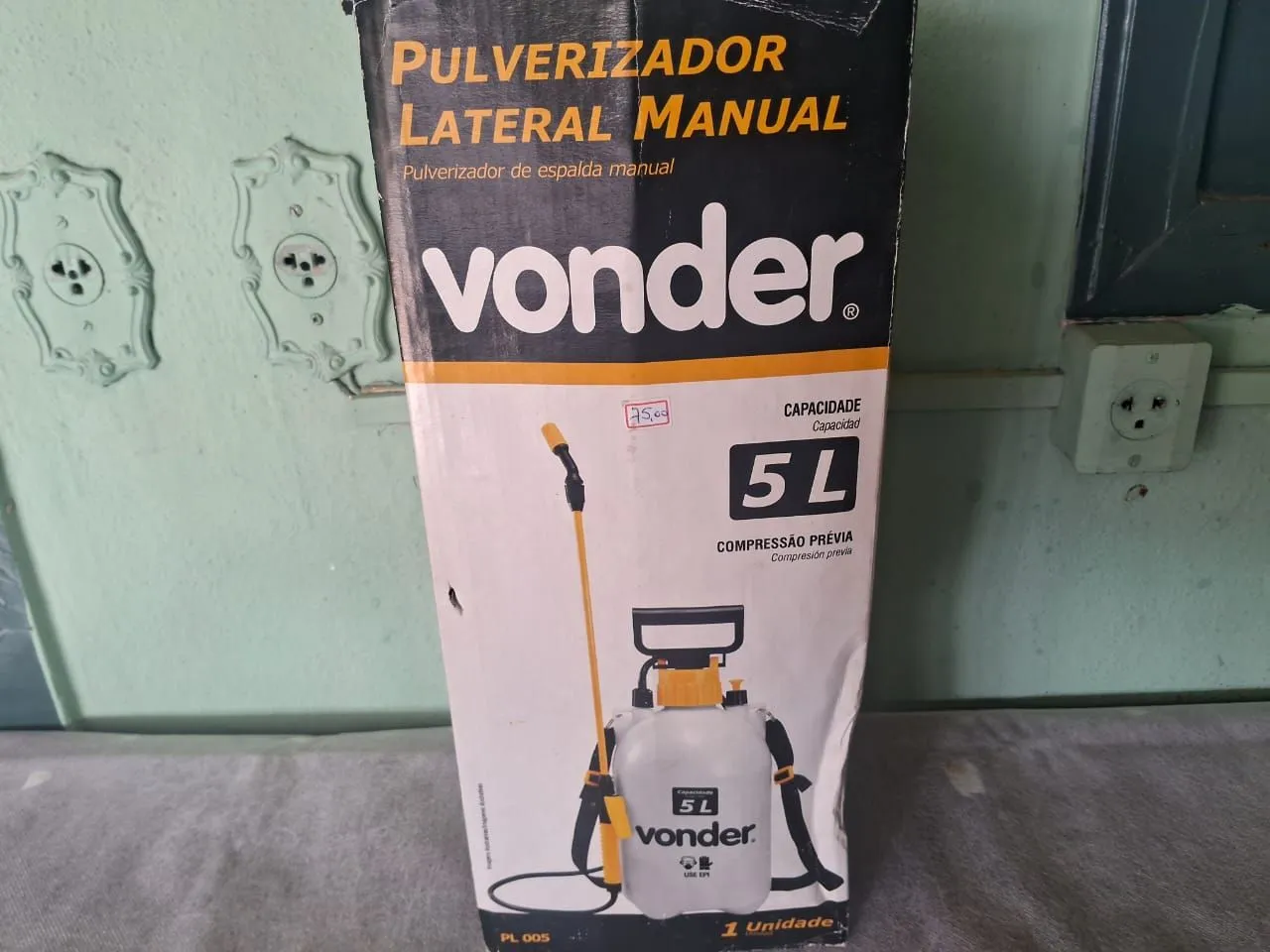 Pulverizador Lateral Manual Vonder 5L