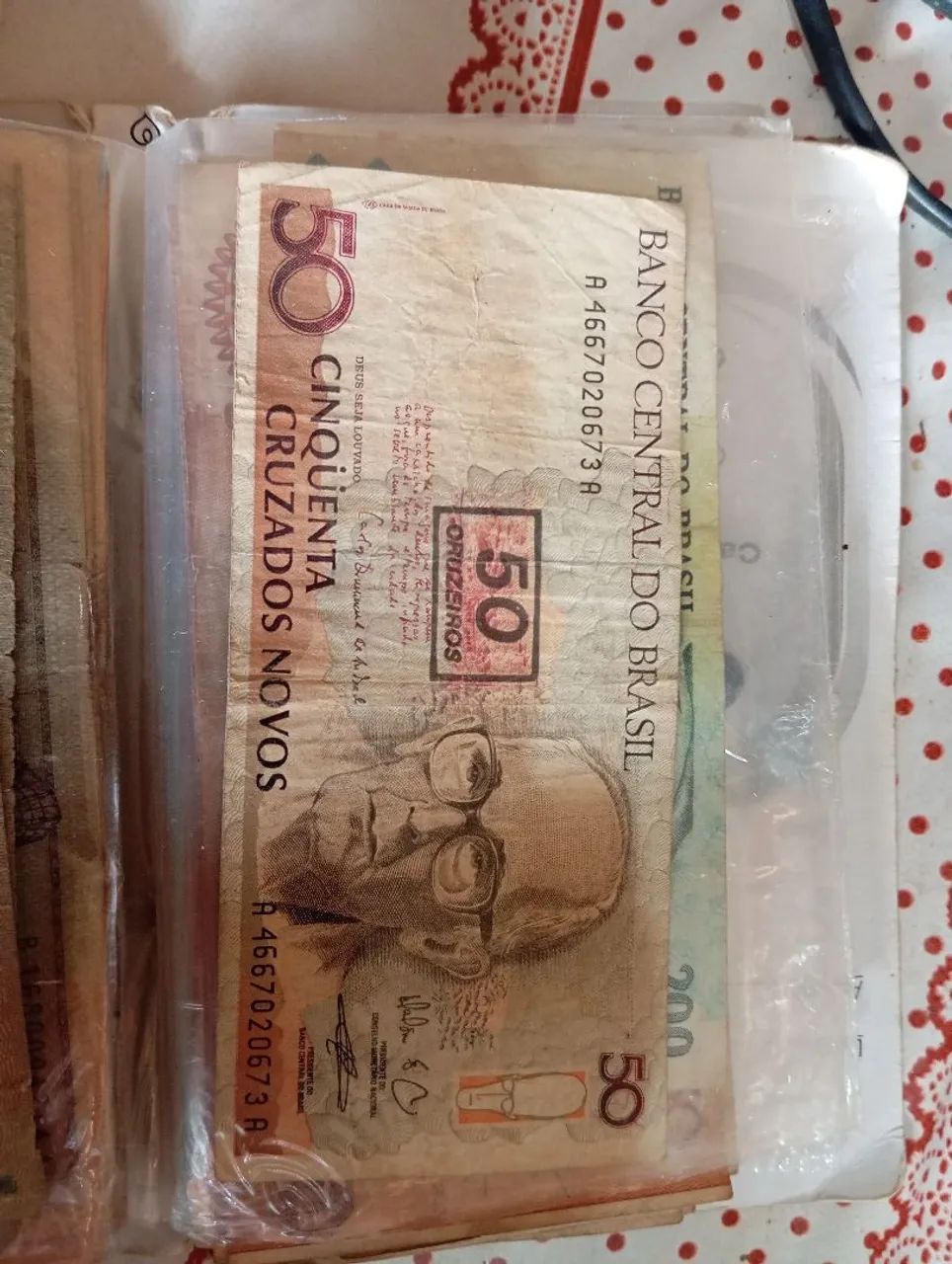 Cédulas antigas apenas um real  - Foto 3