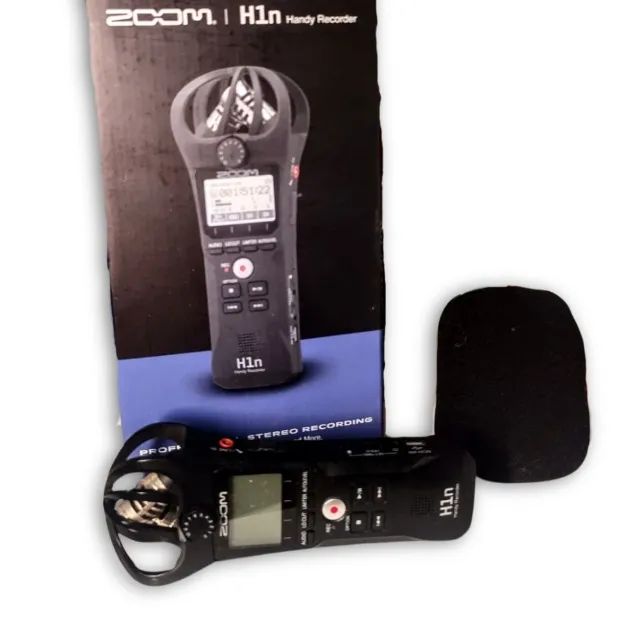 Gravador Zoom H1n Handy Recorder com Lapela da Sony de Brinde e Cartão de Memória