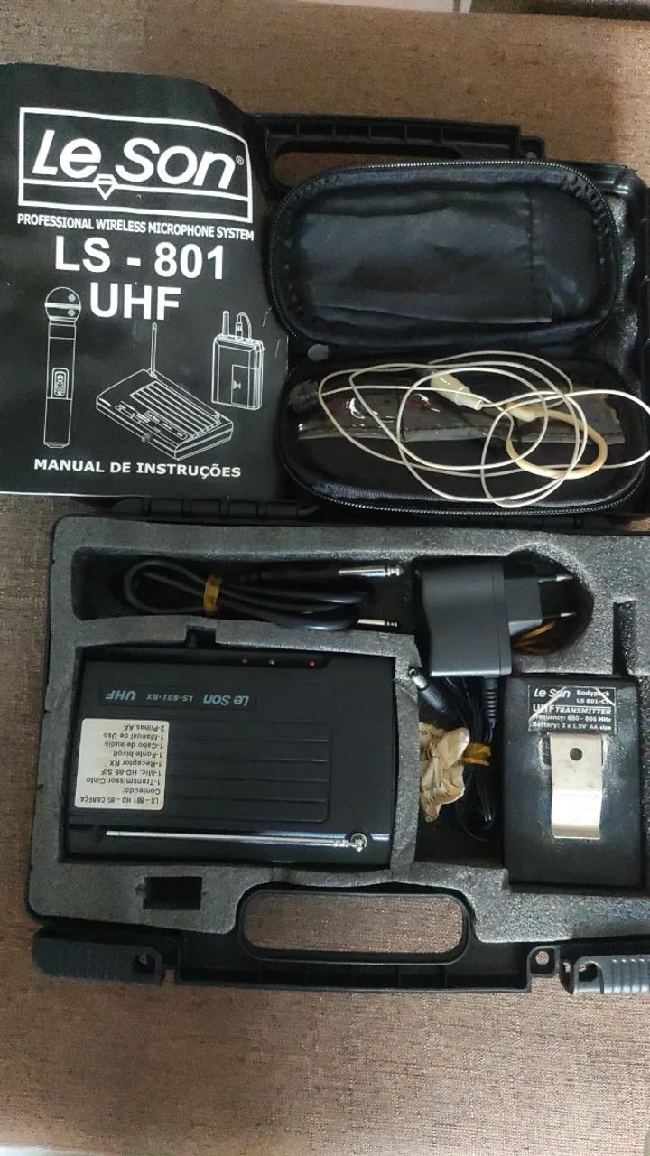 MICROFONE DE CABEÇA LE SON LS801 SM-58 WIRELESS - Foto 2