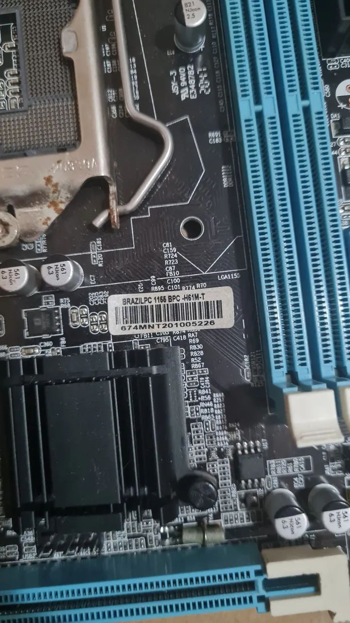 Placa mãe H61 Brazil PC LGA 1155 - Foto 3