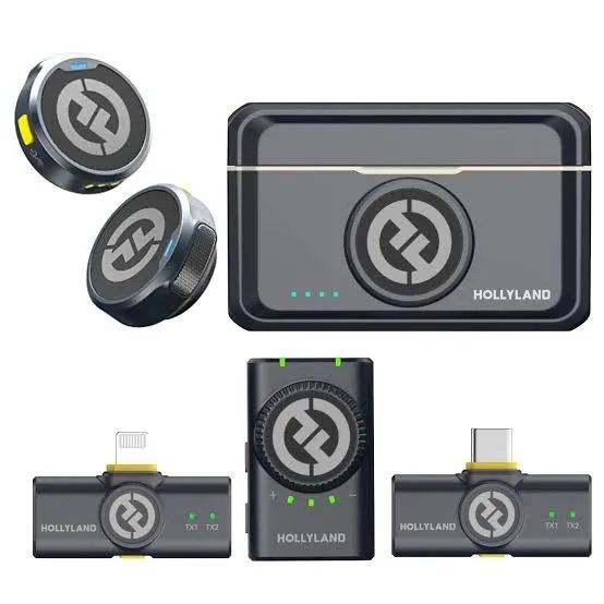 Microfone de Lapela Sem Fio Hollyland Lark M2 COMBO - Novo - Foto 3