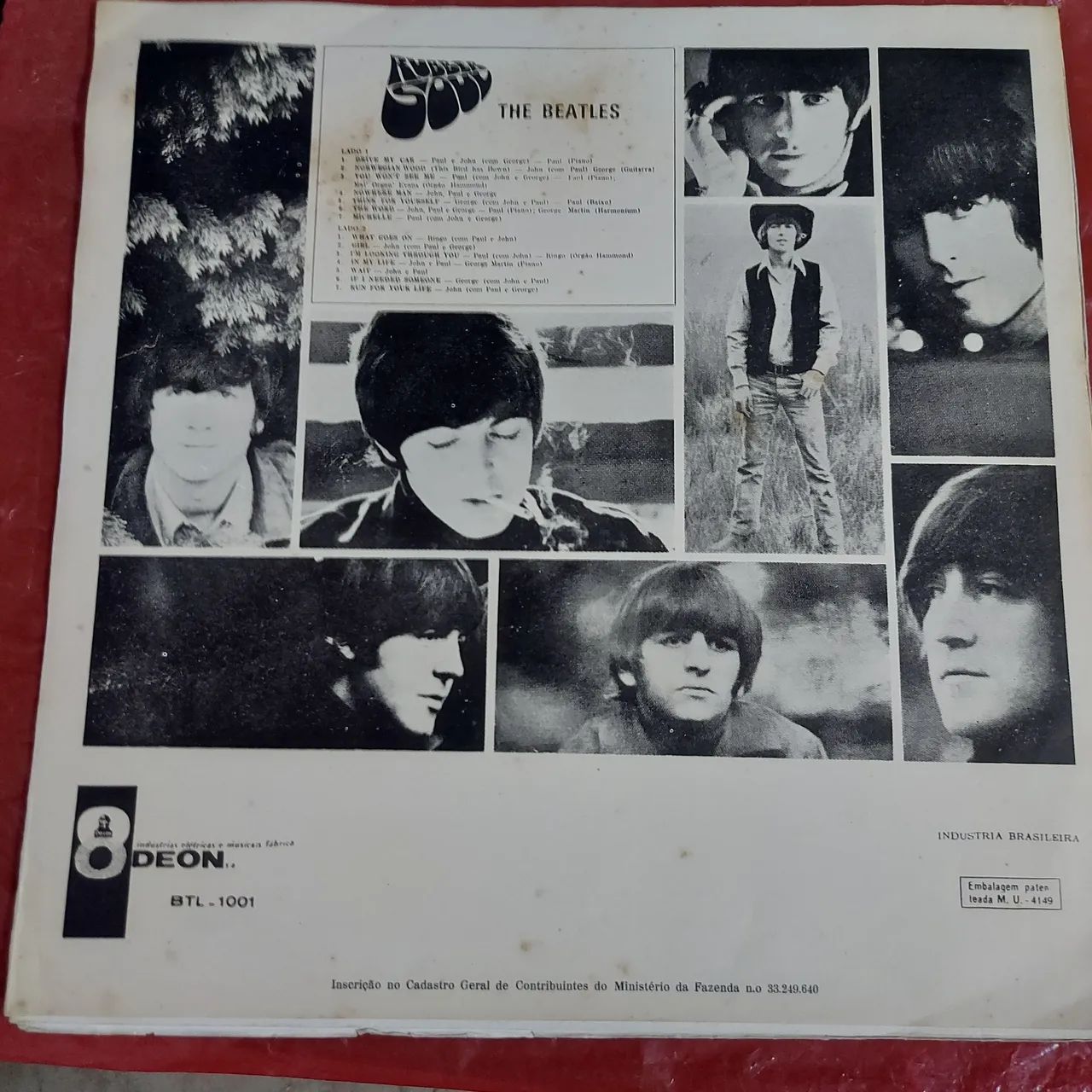 LP The Beatles - Rubber Soul 1° press original RARIDADE  - Foto 2