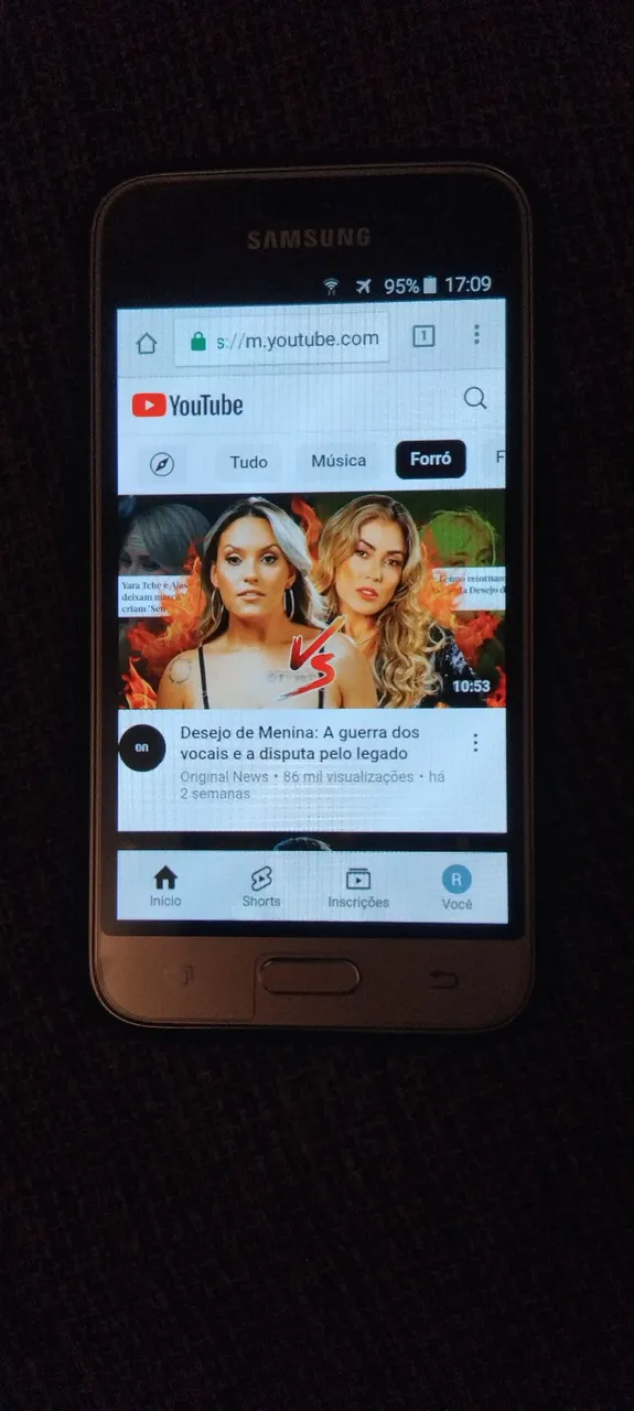 SAMSUNG J1 COM NOTA FISCAL, CAPA E DUAS PELÍCULAS