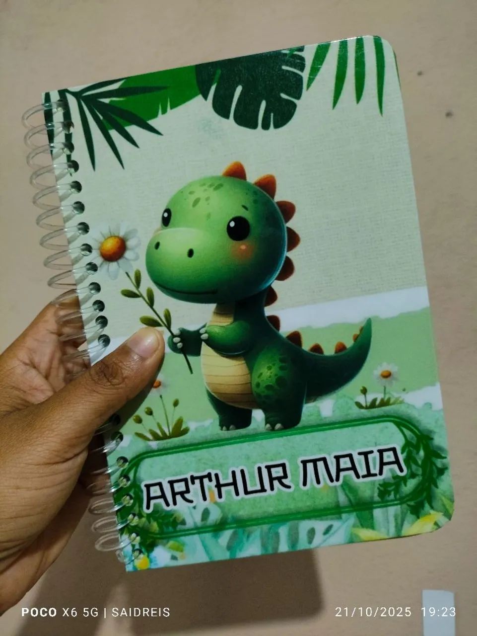 Caderneta personalizada64169290747139120