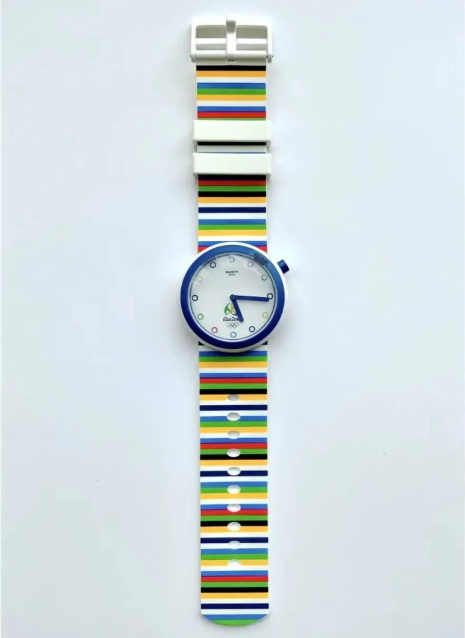 SWATCH POPTABON OLYMPIC RIO 2016 PNZ100 45mm - Foto 4