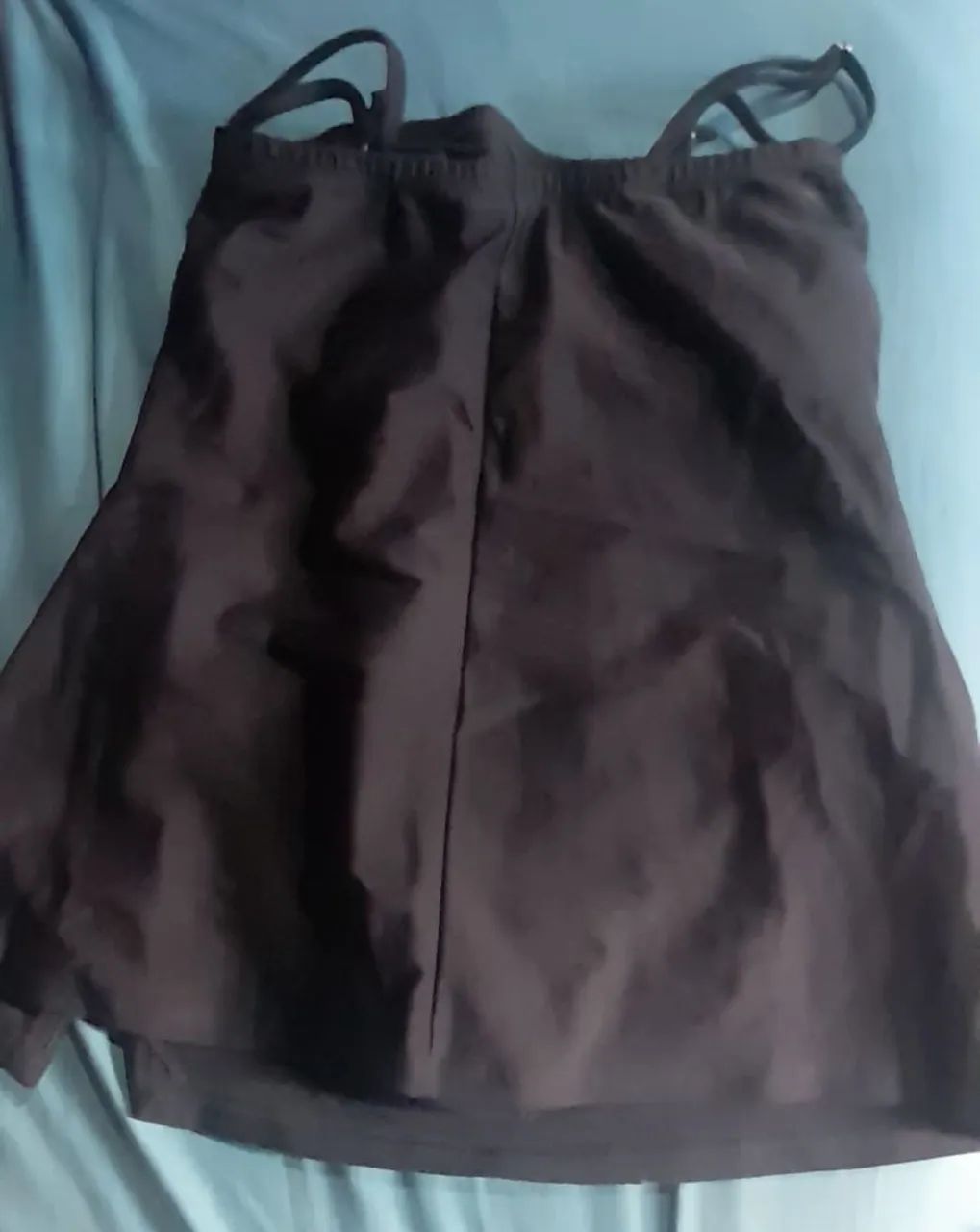 Maiô preto com detalhes em strass - Foto 2