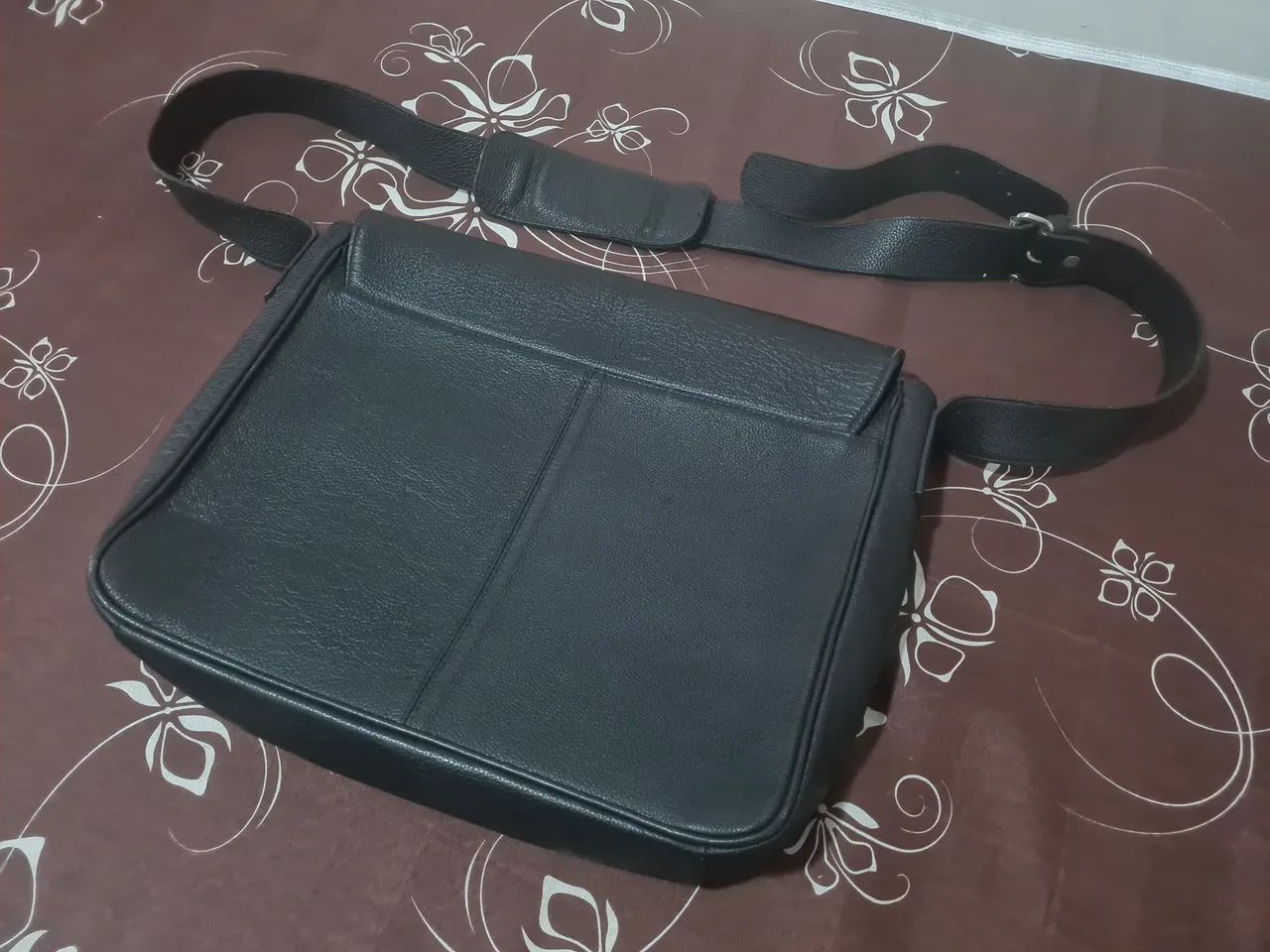 Bolsa carteiro Brooksfield em couro (para documentos e notebook) - Foto 2