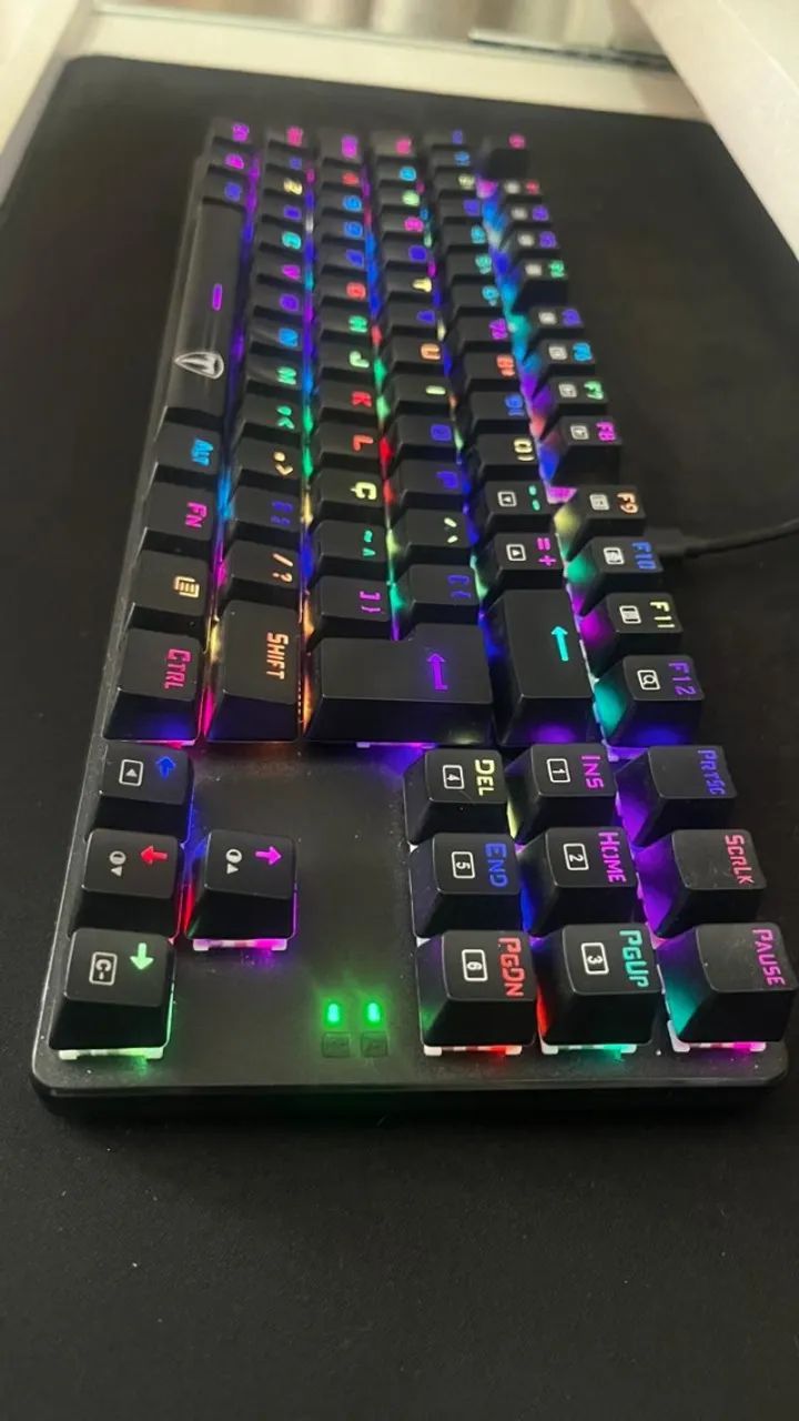 Teclado Mecânico Gamer T-Dagger Bora, RGB, Switch Outemu Brown, PT, Preto - T-TGK315-BROWN - Foto 3