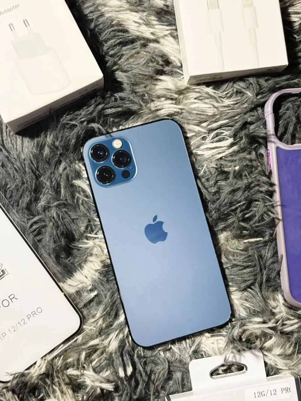 iPhone 12 Pro 512GB PACIFIC BLUE / AC CARTAO ATÉ 18X - Celulares e