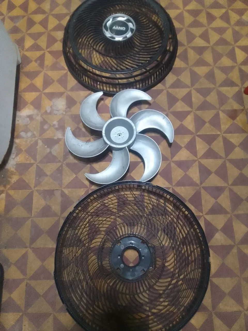 Ventilador Arno desmontado - Peças