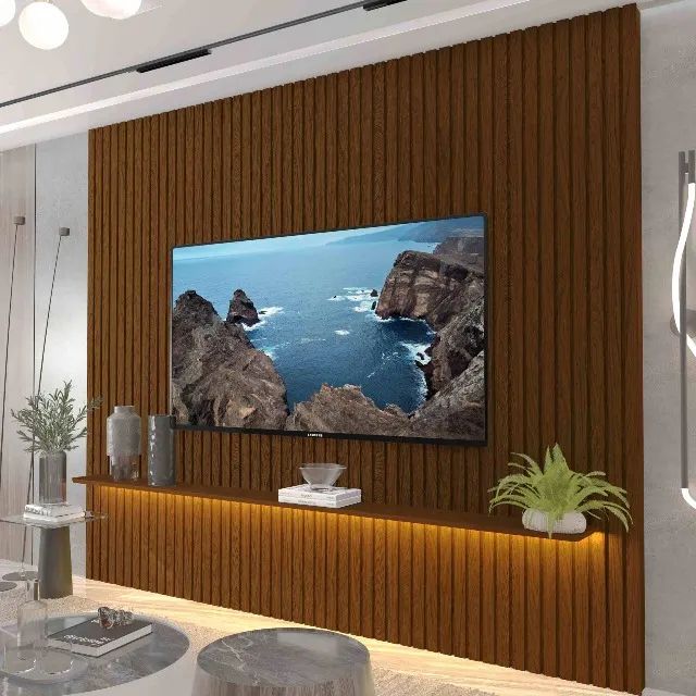 Painel Nobre Ripado 2,30m   Entrega Rápida! Produto Novo!  - Foto 4