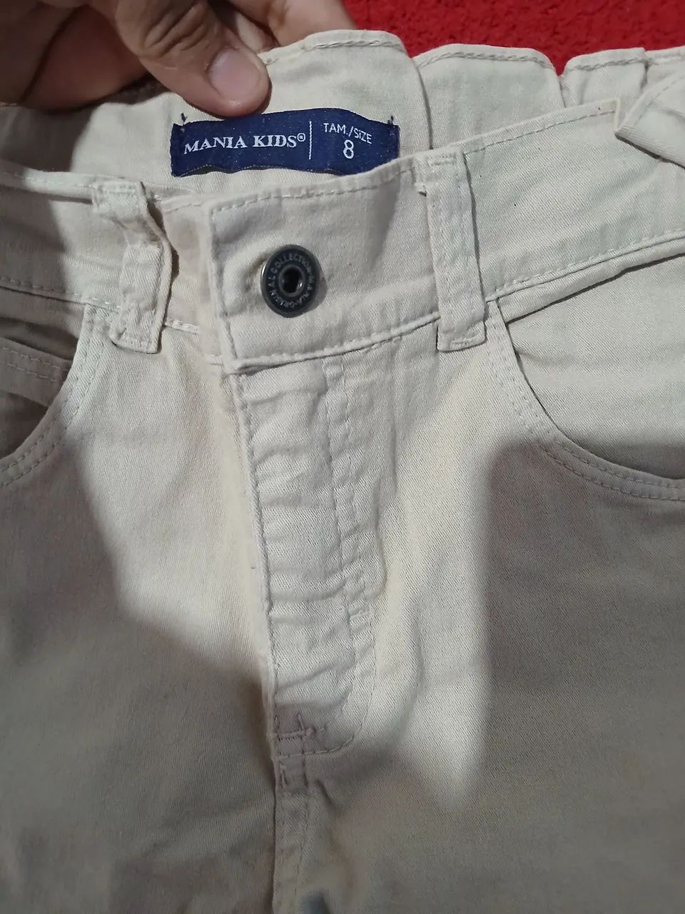 Calça Jeans Mania Kids e camisa tamanho 8 anos - Foto 3