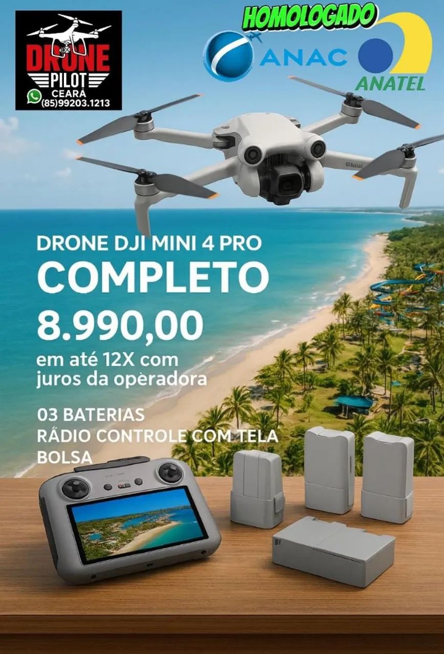 DRONE DJI 04 PRO COMPLETO