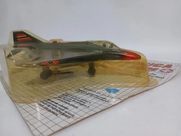 Avião Caça Supersônico dos Anos 90 da Marca Estrela Lacrado - Série Eletrônica Luz e Som  - Foto 5
