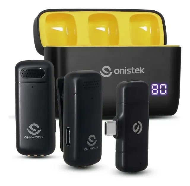 Microfone de Lapela Profissional Usb-C