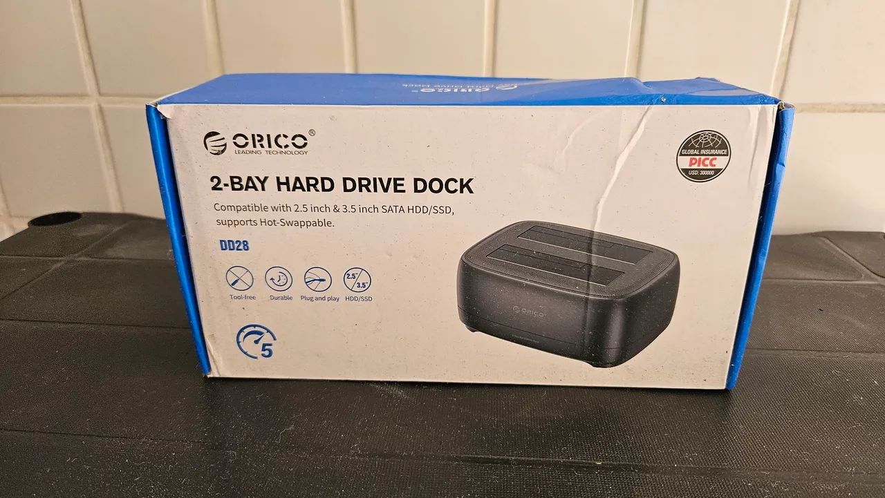 Docking station orico usb dual hd