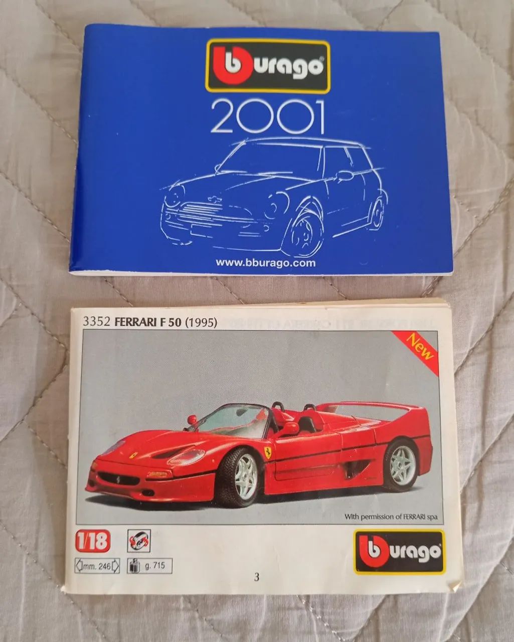2 Catálogos Miniaturas Burago