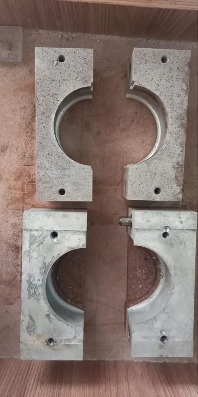 4 Moldes para injetora em alumínio e ferro (pote de gel) - Foto 3