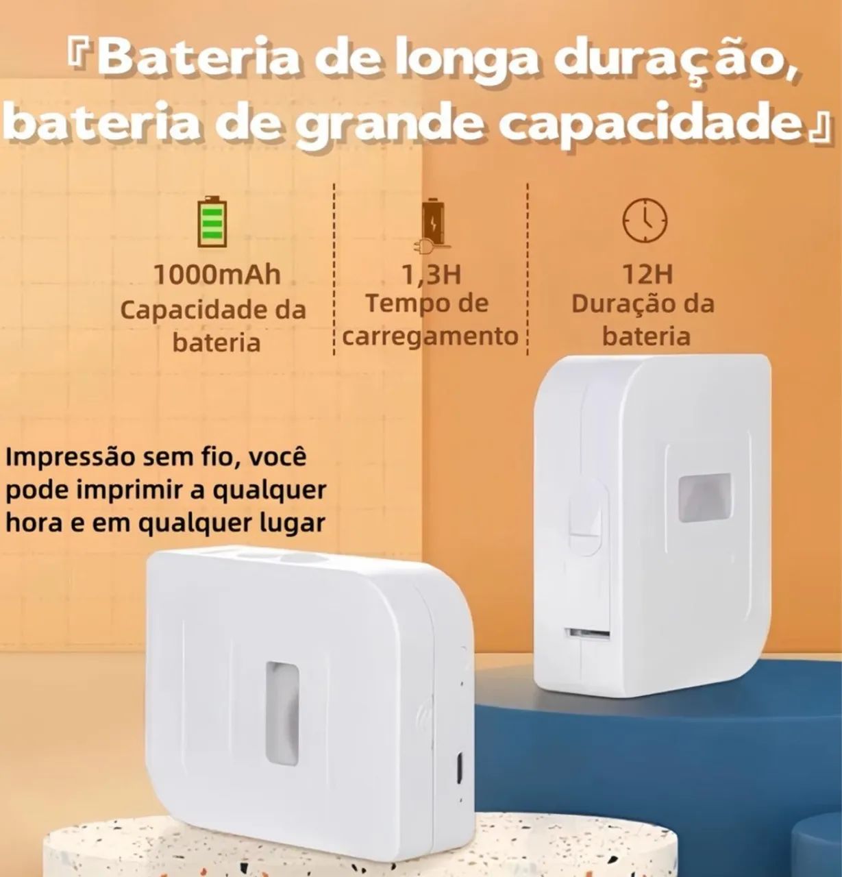 Impressora para Etiqueta Térmica Corte Manual Tomate MDK-E01 - Tomate  - Foto 4