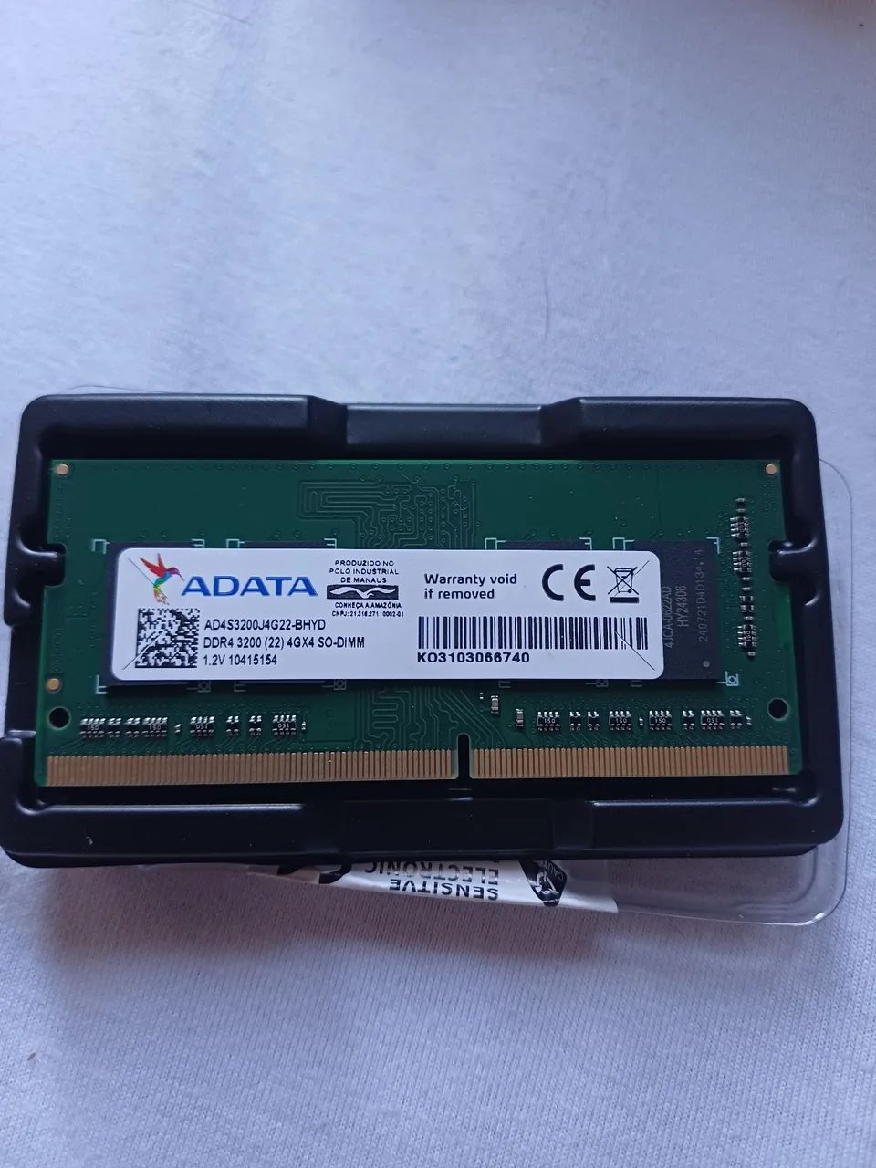 ADATA DDR4 3200MHz 4GB SO-DIMM RAM Memory64231150354434120