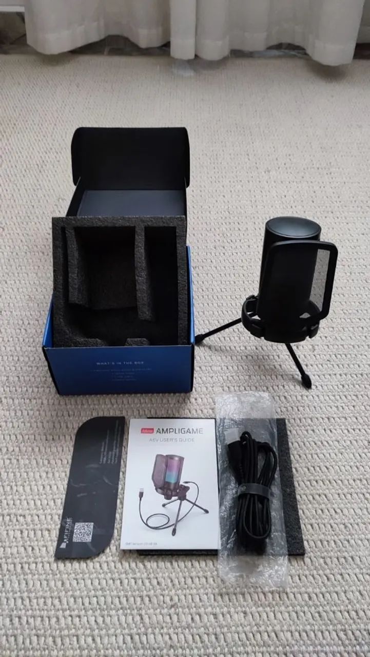 Microfone Fifine Ampligame A6V - Foto 3