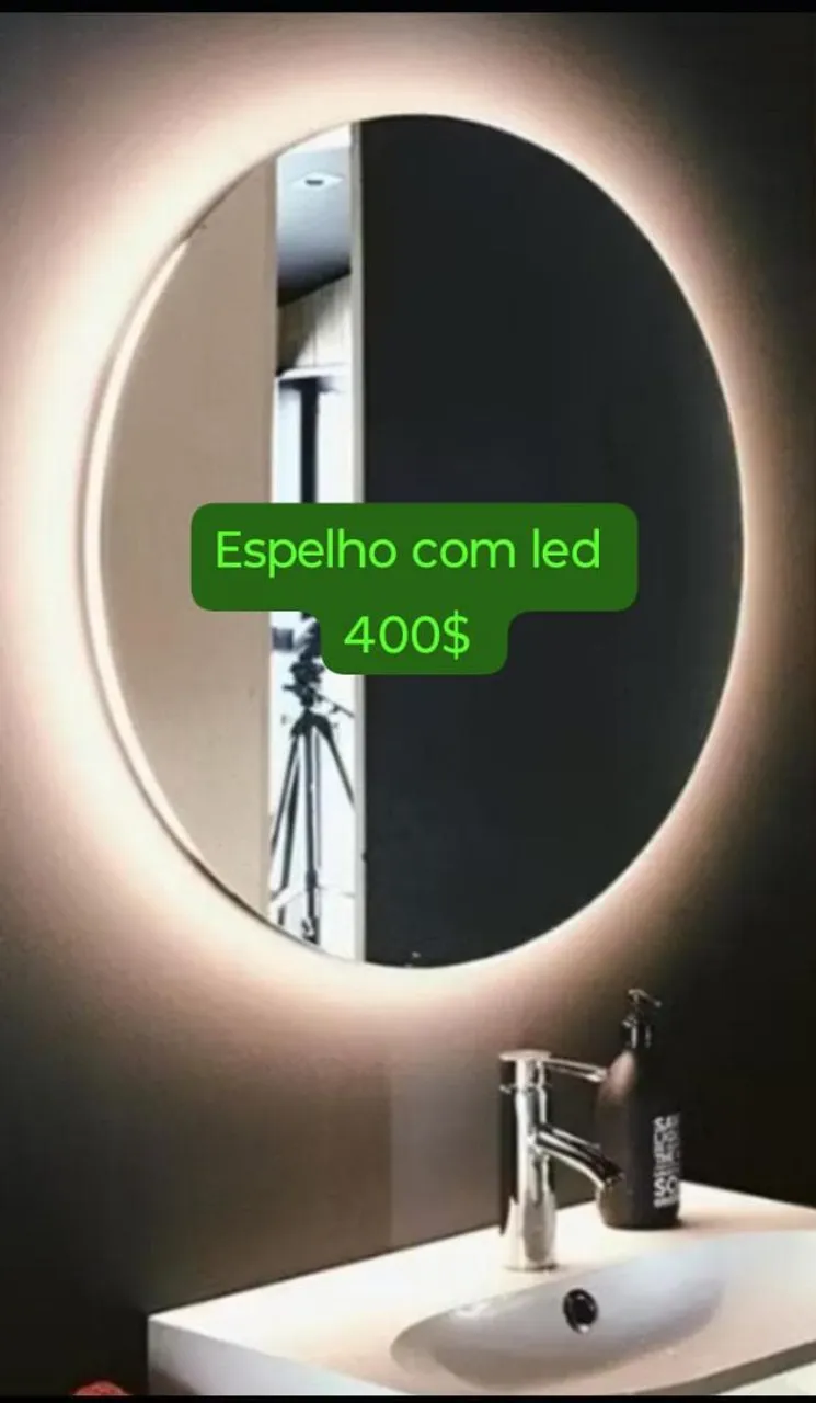 Espelho com led