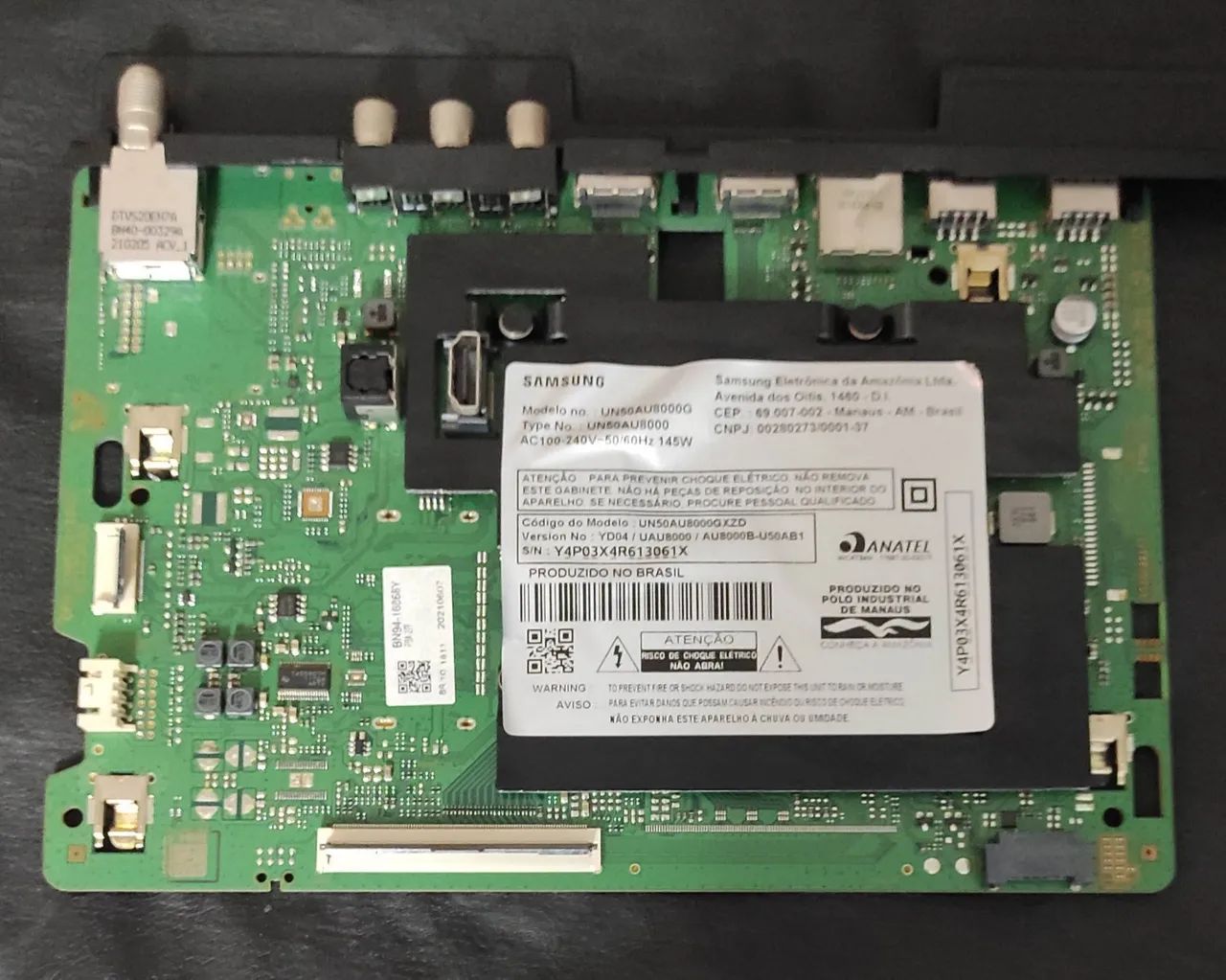 Placa Fonte TV Samsung UN50AU8000