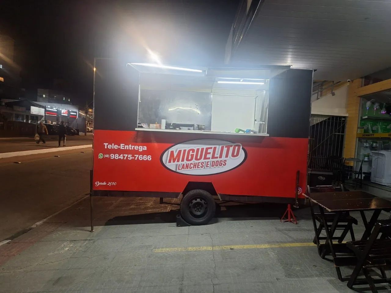 Vendo trailer para lanches todo equipado pronto para trabalhar 