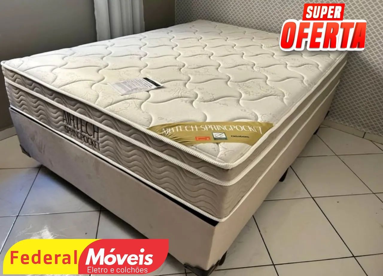 Cama Box Casal Promoção Impermeável Ortobom - Compre Agora a Sua!