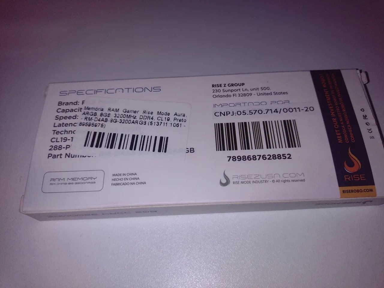 Memória Risemode 8gb ddr4 (nova + garantia) - Foto 2