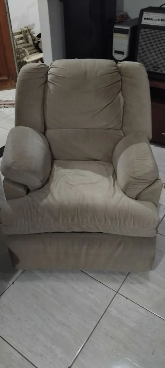 Sofá reclinável