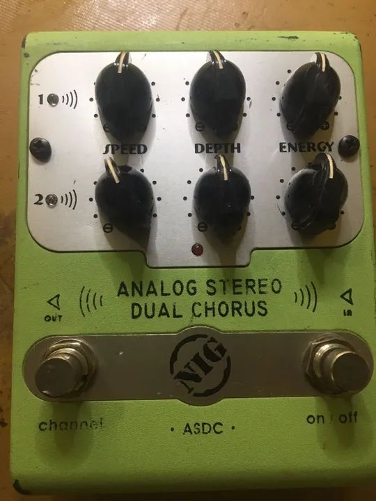 PEDAL NIG GUITARRA ASDC STEREO DUAL CHORUS