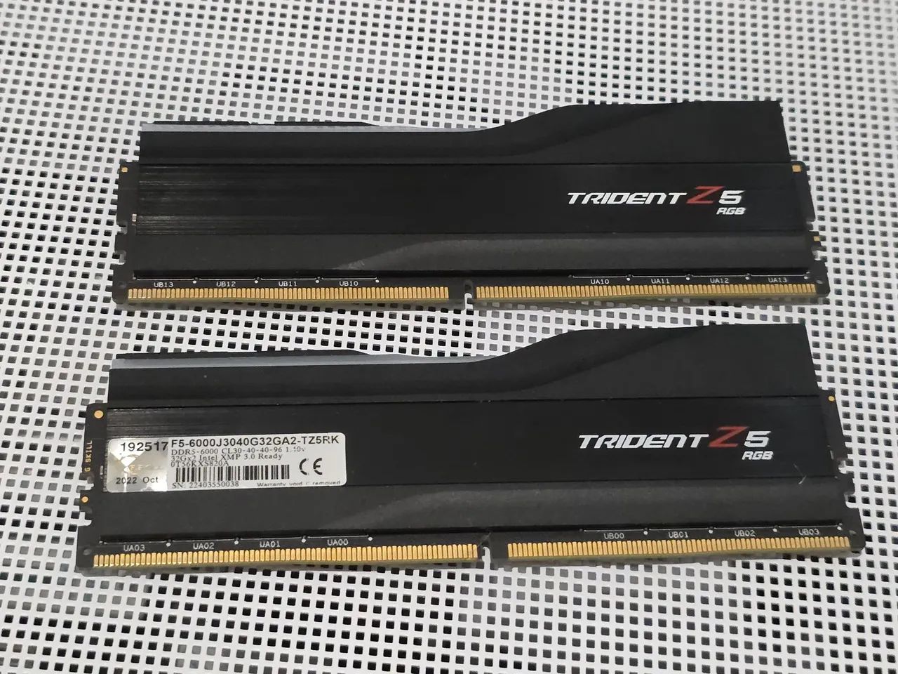 Memória RAM GSkill Trident Z RGB DDR5 64gb cl30 6000mhz16GB