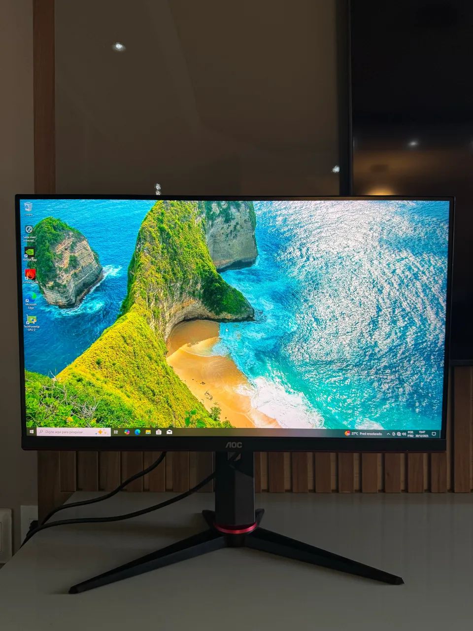 Monitor Gamer AOC 27 Pol? IPS FHD, 165Hz, 1ms com garantia - Em até 18x