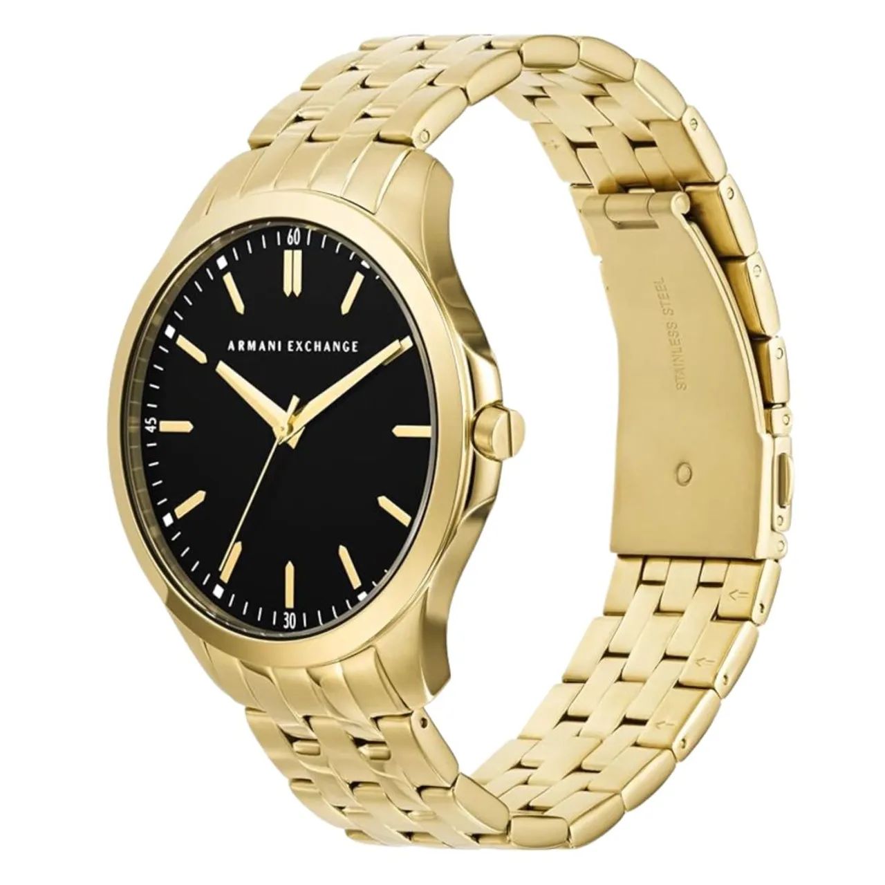 Relógio Armani Exchange Quartzo Preto 45mm AX2145 - Original - Foto 2
