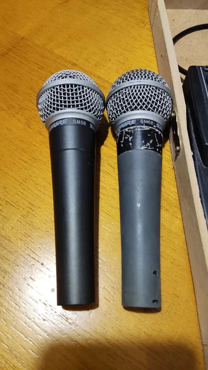 Mesa de som Behringer 1202FX + 2 microfones SM58 Shure + sistema sem fio de microfones - Foto 2