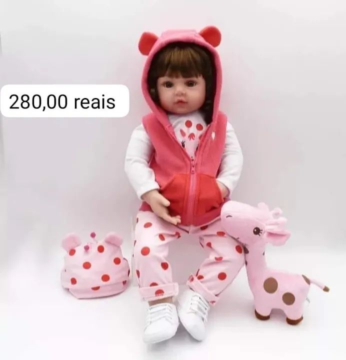 Boneca bebê reborn em silicone realista  - Foto 4