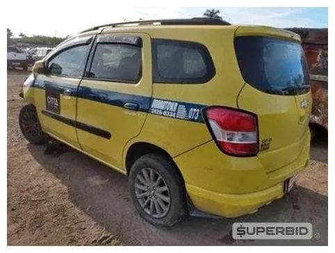 Sucata Para Retirada De Peças Spin 1.8 2015 Automático Amarelo Completo - Foto 5