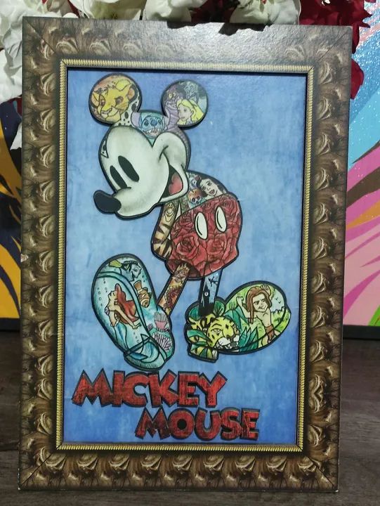  Quadro Exclusivo do Mickey - 40x28cm