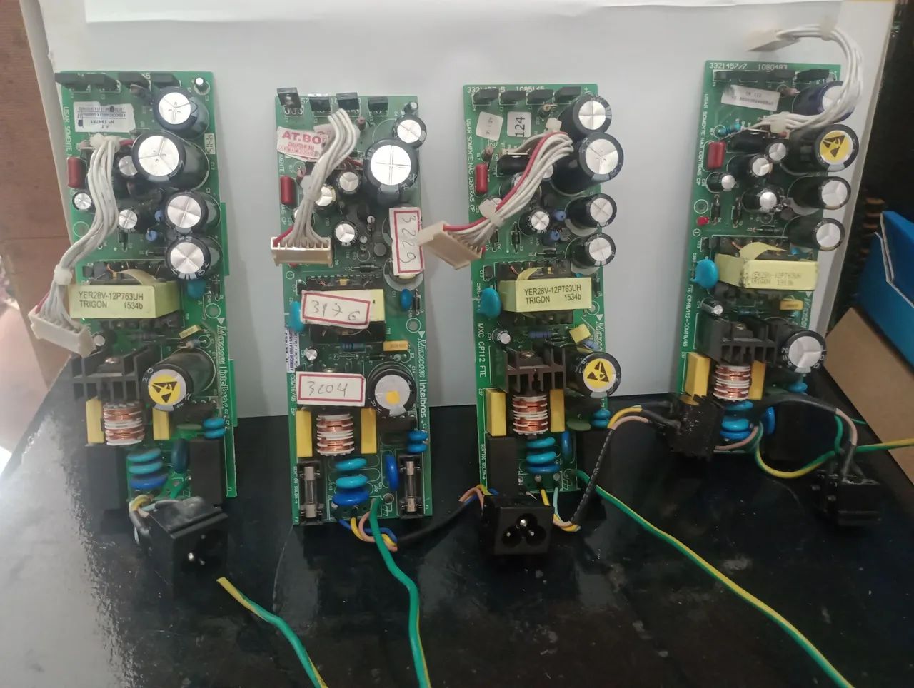 Kit 4 Fonte central Intelbras cp48/112 obs com defeito 