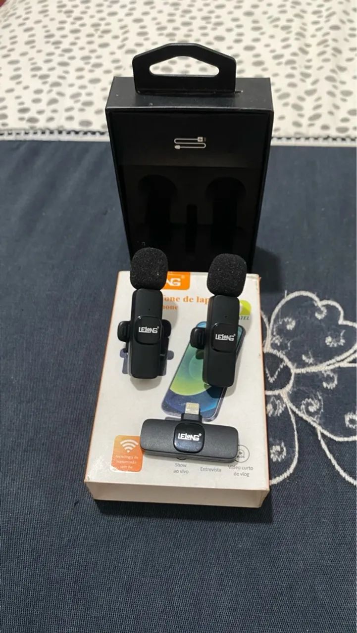Microfone de lapela 
